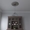 Ekena Millwork Baltimore PVC Medallion (Canopies up to 7 3/4"), 22"OD x 3 1/2"ID x 1"P, Metallic Silver Metallic CMP22BACSV - alternate 8